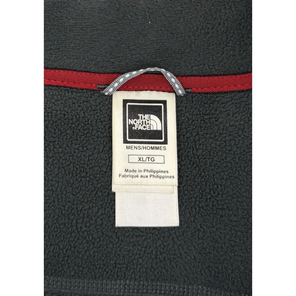The North Face‎ TKA Stealth Full Zip Fleece Jacket Black & Grey Men's Size XL